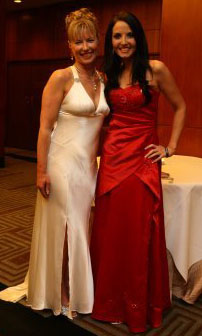 Donna Zander with Rachel Kayrooz at White Ribbon